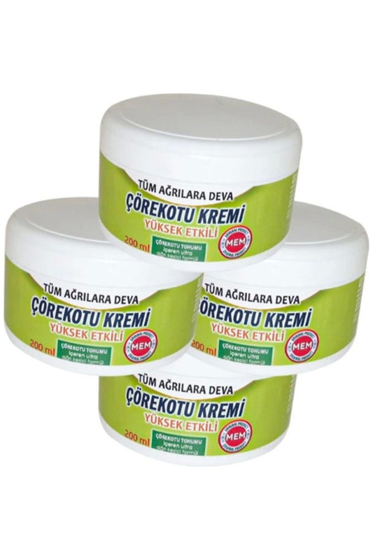 Corex Çörek Otu Kremi Green Box 4 Tane x 200 ml