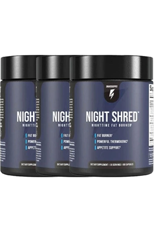 Innosupps Night Shred 3Lü Adet Nighttime Fatburner Tvipof-92-4:0395 60 Caps