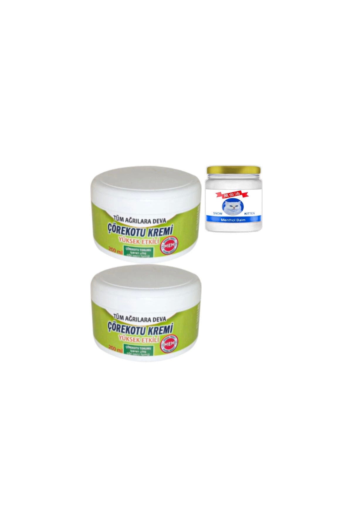 Çörek Otu Rahatlama XL Boy Krem 2x200 ml+50 ml Snow Kitten Krem