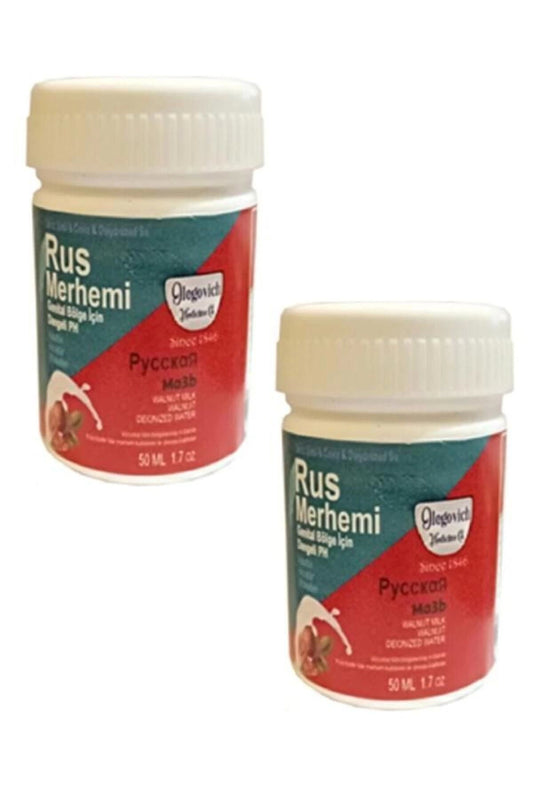 Rus Merhemi Genital Bölge Tüy Dökücü Kremi 50 ml X 2 Adet