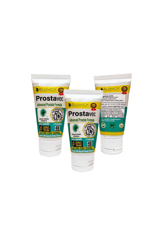 Prostavec Cream 50 ml 3 Adet / Erkeklerin Özel Sorununa Destekleyici Krem