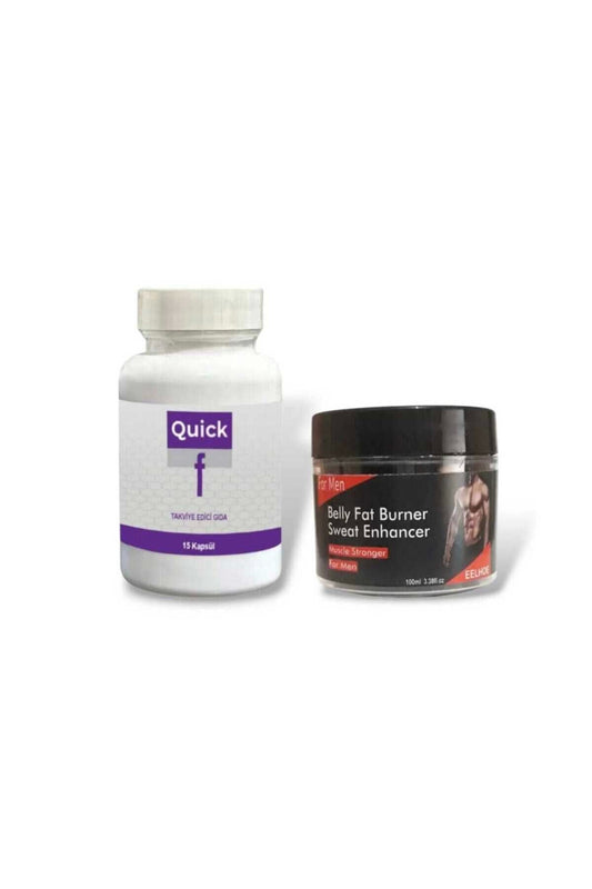 Quick F Destekleyici Ürün 15'li Fat Burner Men Vücut Krem