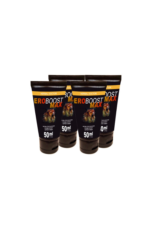 EroBoost MaxTesto 4lü adet x 50 ml Cream Boyut Harici Uygulama Kremi