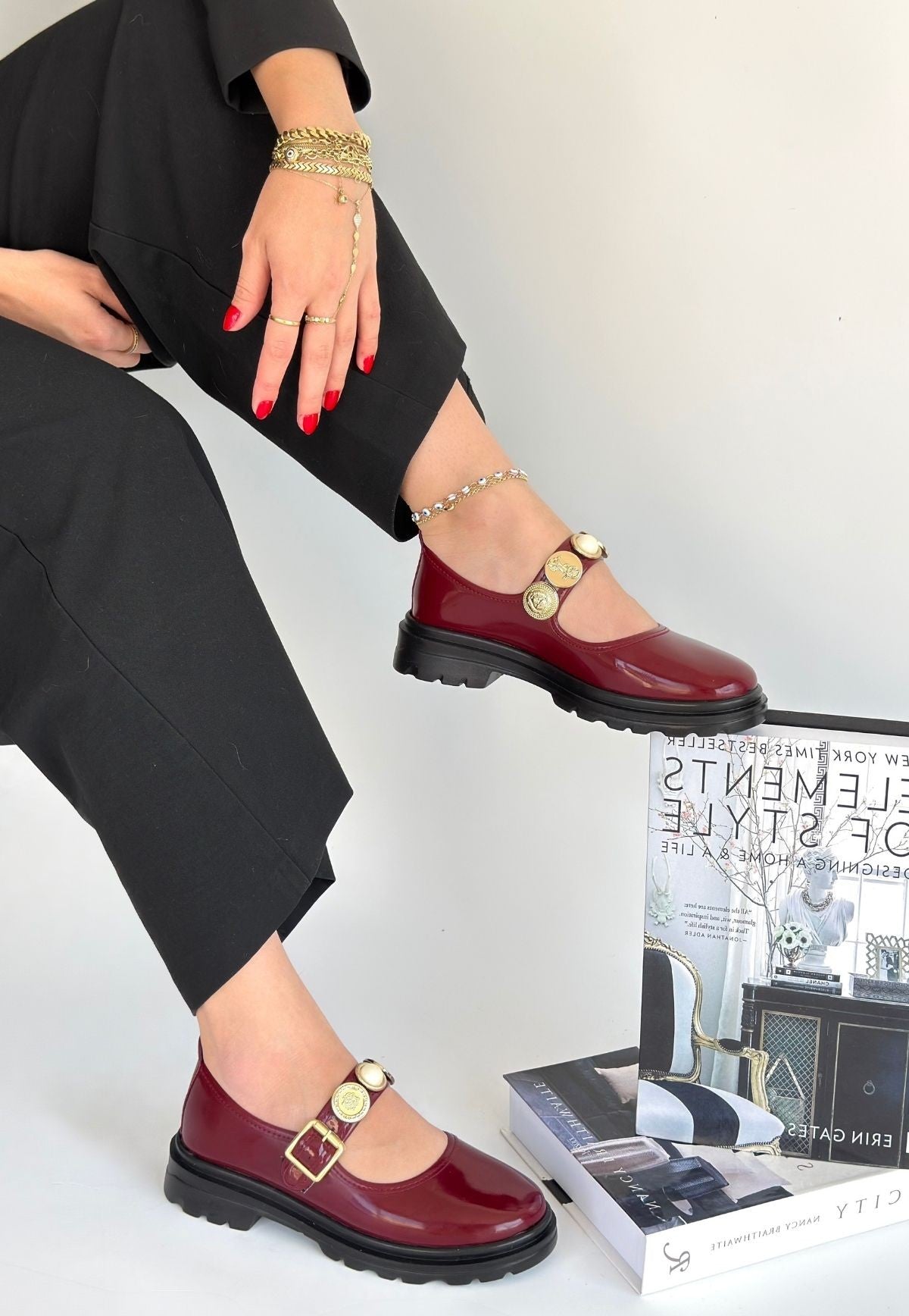 Okira Bordo Rugan Oxford Ayakkabı — Bordo [stokoz:UQGCZMVaaT49EZN4jKMR%3ABordo%3A2%3A1ko2usx]