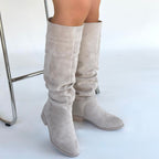 Winda Bej Süet Körüklü Çizme — Bej [stokoz:Rj3uYMbgbxq8gwRGrsGf%3ABej%3A3%3Ap8zoqz]