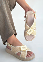 Cate Bej Hasır Cilt Sandalet — Bej [stokoz:Nmwyy3gOMGVdwbLFVf1e%3ABej%3A2%3A1ymqyf5]