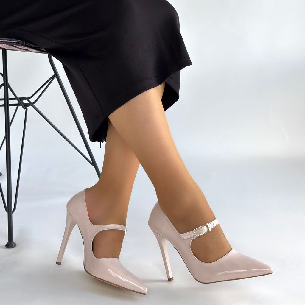 Tiej Bej Rugan Stiletto Ayakkabı — Bej [stokoz:kJTpcE3paG5UqqpshdKI%3ABej%3A3%3A1jhuowk]