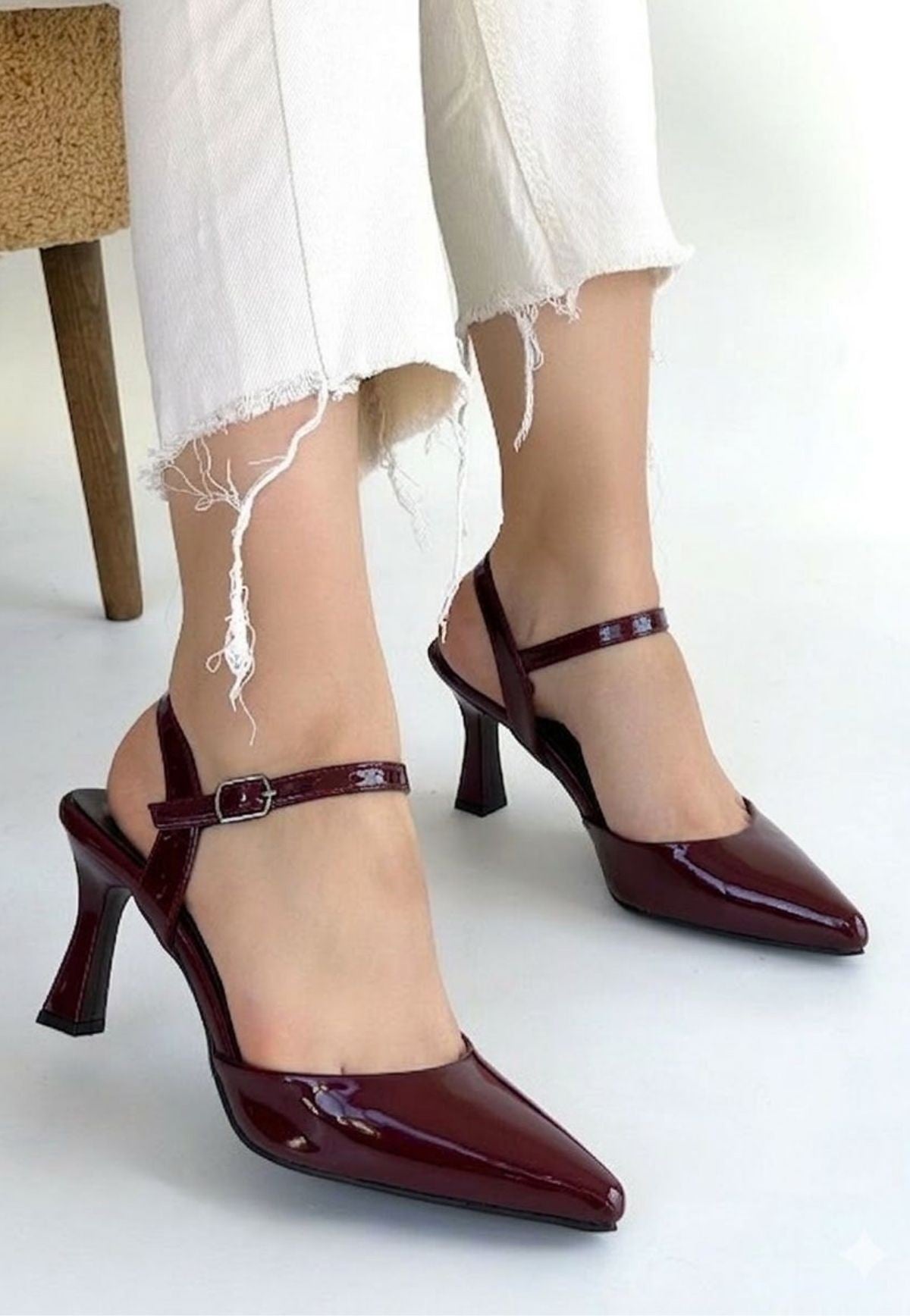 Suden Bordo Rugan Topuklu Ayakkabı — Bordo [stokoz:w0LfWgyHgVixelBVubuH%3ABordo%3A1%3A38alkc]