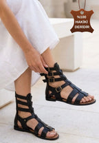 Nola Siyah Hakiki Deri Kemerli Sandalet — Siyah [stokoz:6JKoZwGMKbb5EIfQDctT%3ASiyah%3A0%3A1ci3am3]