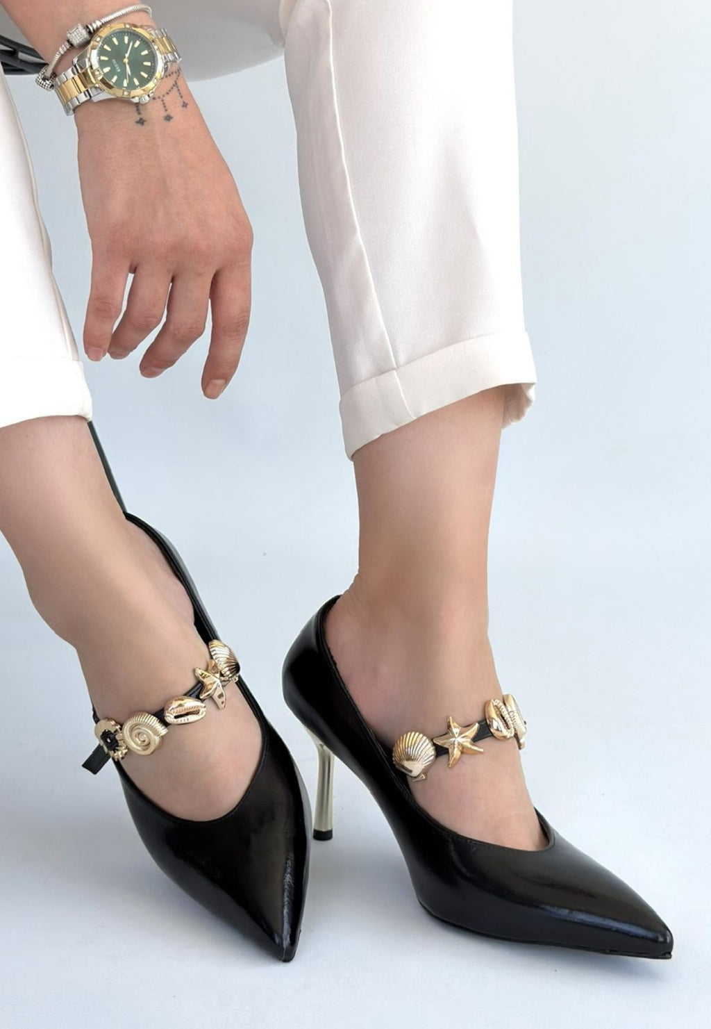 Conne Siyah Cilt Stiletto Ayakkabı — Siyah [stokoz:ag3vWI9VC46nvYR9ykSY%3ASiyah%3A1%3Awy8muj]