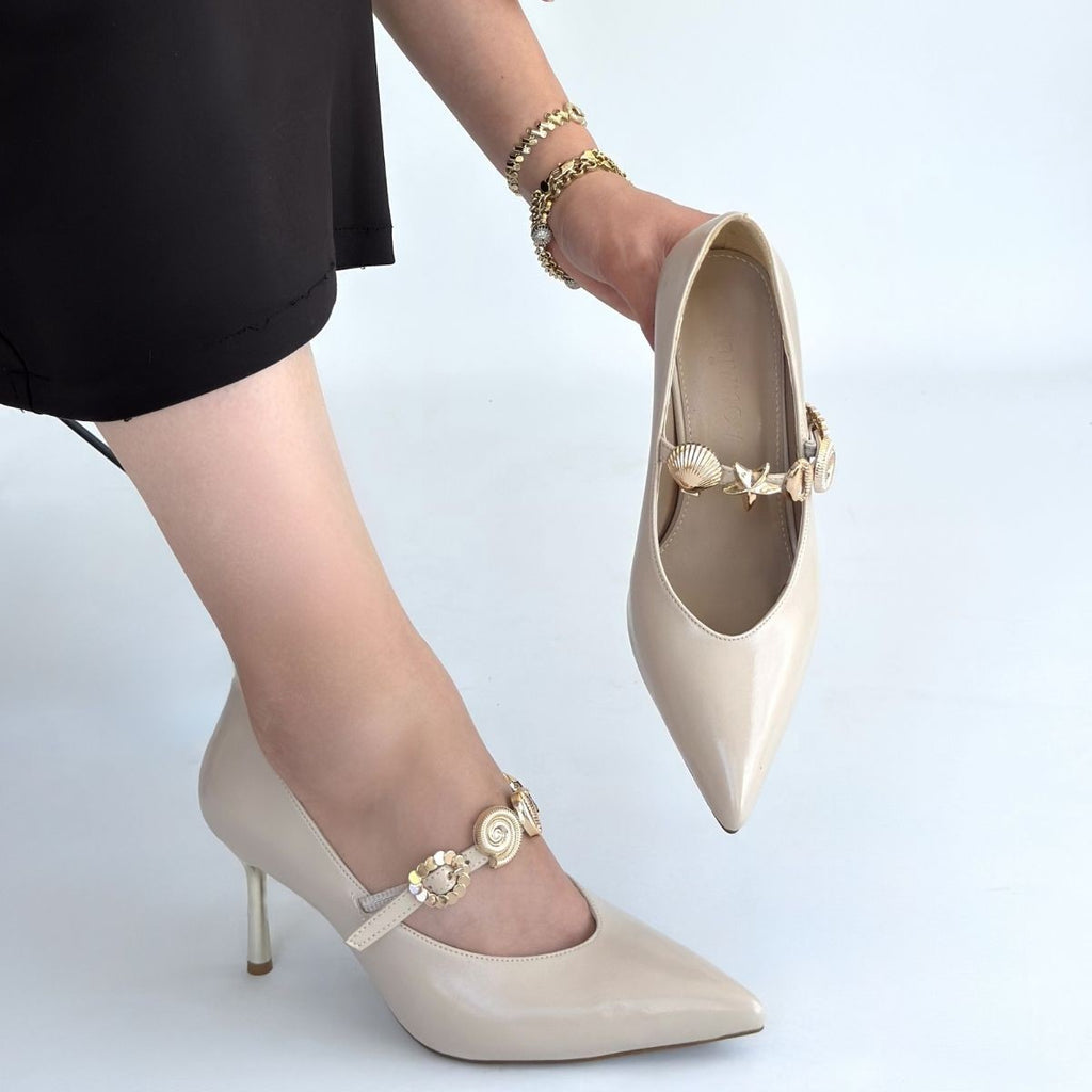 Conne Bej Cilt Stiletto Ayakkabı — Bej [stokoz:yRrWJtqys7T0Vi18MjCw%3ABej%3A3%3A1mnyqoo]