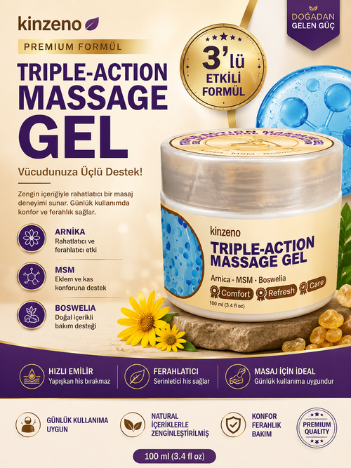 Kinzeno Triple-Action Massage Gel