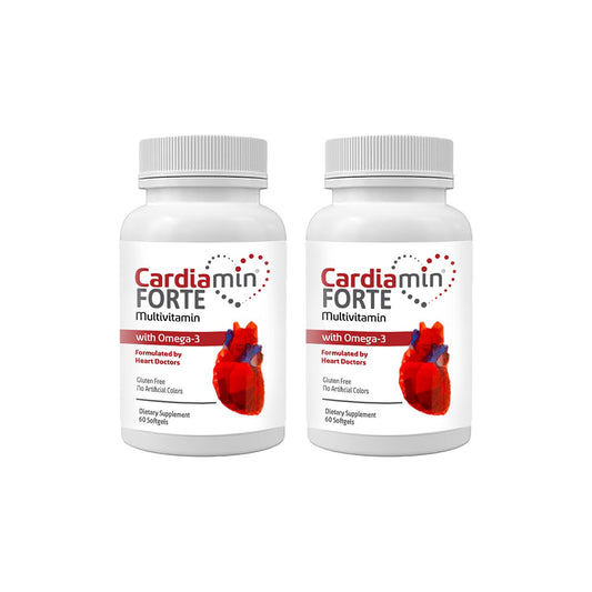 Cardiamin Forte 2 Kutu Multivitaminli Omega3lü 60 Soft Jel Kapsüllü Formül