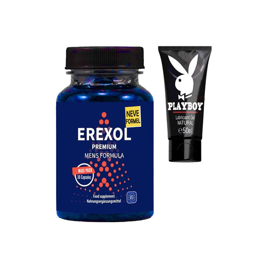 Erexol Erkeklere Destek L-argininli L-citrullineli macatozlu çinko 30 lu Kapsüller + Kayganlaşma Jel